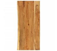 vidaXL Piano per Lavabo Bagno Ripiano per Lavello Rustico Mensola per Lavandino Accessori per Bagno 140x52x2,5 cm Legno Massello di Acacia