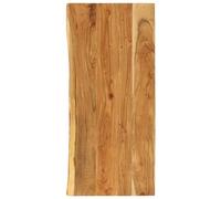vidaXL Piano per Lavabo Bagno Ripiano per Lavello Rustico Mensola per Lavandino Accessori per Bagno 114x52x4 cm Legno Massello di Acacia
