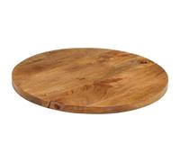 vidaXL Piano per Tavolo Ø 40x2,5cm Rotondo in Legno Massello di Mango Piano per Tavolo Rotondo Piano Sostituzione Tavolo Piano Tavolo in Legno