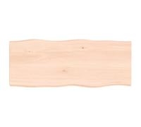 vidaXL Piano per Tavolo 100x40x2 cm in Rovere Non Trattato Bordi Vivi