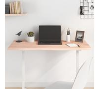 vidaXL Piano per Tavolo 100x50x2 cm in Rovere Massello Non Trattato