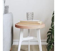 vidaXL Piano per Tavolo Ø30x2,5 cm Rotondo in Legno Massello di Faggio