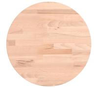 vidaXL Piano per Tavolo Ø30x2,5 cm Rotondo in Legno Massello di Faggio, Piano per Tavolo in Legno, Piano per tavolino da Bar, Piano per tavolino sostitutivo