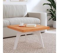 vidaXL Piano per Tavolo 60x60x4 cm Quadrato Legno Massello di Faggio