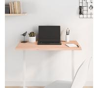 Piano per tavolo 80x50x2 cm in rovere massello non trattato