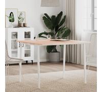 vidaXL Piano per Tavolo 90x90x1,5 cm Quadrato Legno Massello di Faggio
