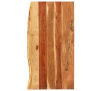 vidaXL Piano per Vanità Bagno in Massello di Acacia 100x52x2,5 cm