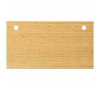 vidaXL Piano Scrivania 100x60x4 cm in bambù