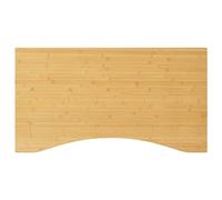 vidaXL Piano Scrivania 110x60x4 cm in Bambù