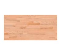 vidaXL Piano Scrivania 115x55x2,5 cm in Legno Massello di Faggio