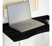 vidaXL Piano Scrivania Marrone Scuro 80x50x2,5 cm in Rovere Massello