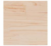 vidaXL Piano Tavolo 40x40x1,7 cm Quadrato in Legno Massello di Pino