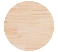vidaXL Piano Tavolo Ø70x2,5 cm in Legno Massello di Pino
