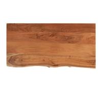vidaXL Piano Tavolo 80x40x3,8 cm Rettangolare Legno Acacia Bordi Vivi, Piano Tavolo in Legno, Piano Tavolo Rettangolare, Piano tavolino