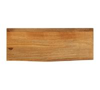 vidaXL Piano Tavolo Bordi Vivi 90x30x2,5 cm in Legno Massello di Mango