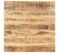 vidaXL Legno Massello di Mango Piano Tavolo Ripiano Superiore Piano di Appoggio per Tavolo Accessori per Tavole Ricambi 15-16 mm 60x60 cm
