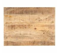 vidaXL Piano Tavolo in Legno Massello di Mango 25-27 mm 90x70 cm
