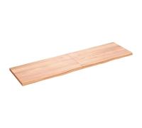 vidaXL Piano Tavolo Marrone 180x50x(2-4) cm Massello Rovere Trattato