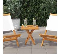 vidaXL Piano Tavolo Quadrato 50x50x2,5 cm in Legno Massello di Teak