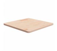 vidaXL Piano Tavolo Quadrato 60x60x2,5 cm Massello Rovere Non Trattato