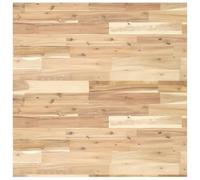 vidaXL Piano Tavolo Quadrato 80x80x2 cm in Legno Massello di Acacia