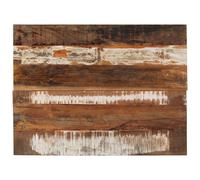 vidaXL Piano Tavolo Rettangolare 60x80 cm 15-16 mm Legno di Recupero