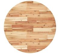 vidaXL Piano Tavolo Rotondo Ø80x2 cm in Legno Massello di Acacia