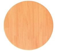 vidaXL Piano Tavolo Rotondo Marrone Cera Ø40x2,5cm Legno Massello Pino