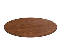 vidaXL Piano Tavolo Rotondo Marrone Scuro Ø50x1,5 cm Rovere Trattato