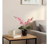 vidaXL Pianta di Orchidea Artificiale Rosa 36 x 10 x 30 cm