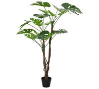 vidaXL Pianta Monstera Artificiale Verde 70 x 16 x 130 cm
