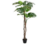 vidaXL Pianta Monstera Artificiale Verde 94 x 18 x 170 cm