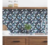 vidaXL Piastrella Lanturn 50 pcs Blu Verde 27 x 27 cm