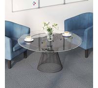 vidaXL Piastrella per Tappeto Grigio Chiaro 50 x 50 cm 4 pcs, Camera, Pavimenti Modulari, Tappeto Morbido, Interno, Piastrelle per il Soggiorno, Stile Chic, Manutenzione Facile