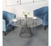 vidaXL Piastrella per Tappeto Grigio chiaro con striscia 50 x 50 cm