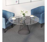 vidaXL Piastrella per Tappeto Marrone 50 x 50 cm 4 pz PP e Bitume