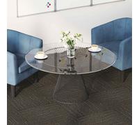 vidaXL Piastrella per Tappeto Striato Marrone Chiaro 50 x 50 cm 36 pcs