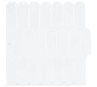 vidaXL Piastrella Piuma 10 pcs Bianco 30 x 30 cm Poliuretano e PET