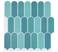 vidaXL Piastrella Piuma 20 pcs Blu 30 x 30 cm Poliuretano e PET