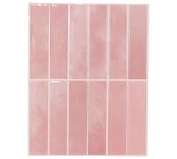 vidaXL Piastrella Rettangolare 20 pcs Rosa 29 x 23 x 0,08 cm