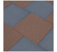 vidaXL Piastrelle Anticaduta 12 pz in Gomma 50x50x3 cm Grigie