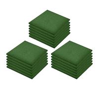 Piastrelle anticaduta 18 pz in gomma 50x50x3 cm verde