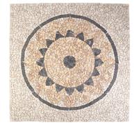 vidaXL Piastrelle Mosaic con Motivo Girasole Multicolore 120 x 120 cm