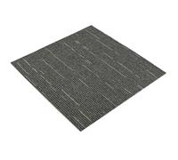 vidaXL Piastrelle per moquette a righe, verde chiaro, 50 x 50 cm, 20 pezzi, per camera da letto, pavimenti modulari, tappeto morbido, per interni, soggiorno, soluzioni eleganti, facile da pulire