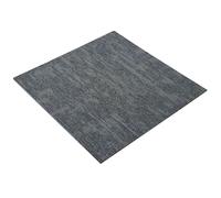 vidaXL Piastrelle per moquette grigie 50 x 50 cm, 20 pezzi PP e bitume, per camera da letto, pavimenti modulari, tappeti morbidi, per interni, per soggiorno, soluzioni eleganti, facili da pulire