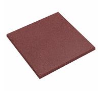 vidaXL Piastrelle per Protezione dalle Cadute 12 pcs Rosso 50 x 50 cm