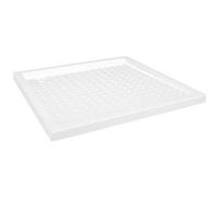 VIDAXL - Piatto Doccia Con Superficie Puntinata Bianco 80x80x4 Cm In Abs