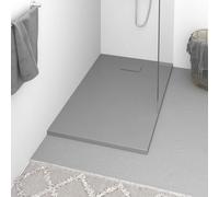 vidaXL Piatto Doccia in SMC Grigio 120x70 cm