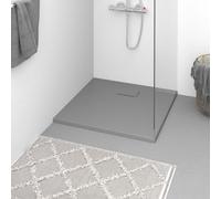 vidaXL Piatto Doccia in SMC Grigio 90x90 cm