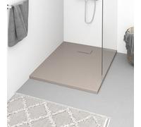 vidaXL Piatto Doccia in SMC Marrone 100x80 cm